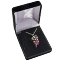 Jewelry Necklace Purple Grape Bunch